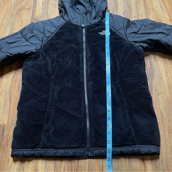 The North Face Perseus Reversible Hooded Fleece Jacket in Black Fits XS-S - Picture 8 of 16